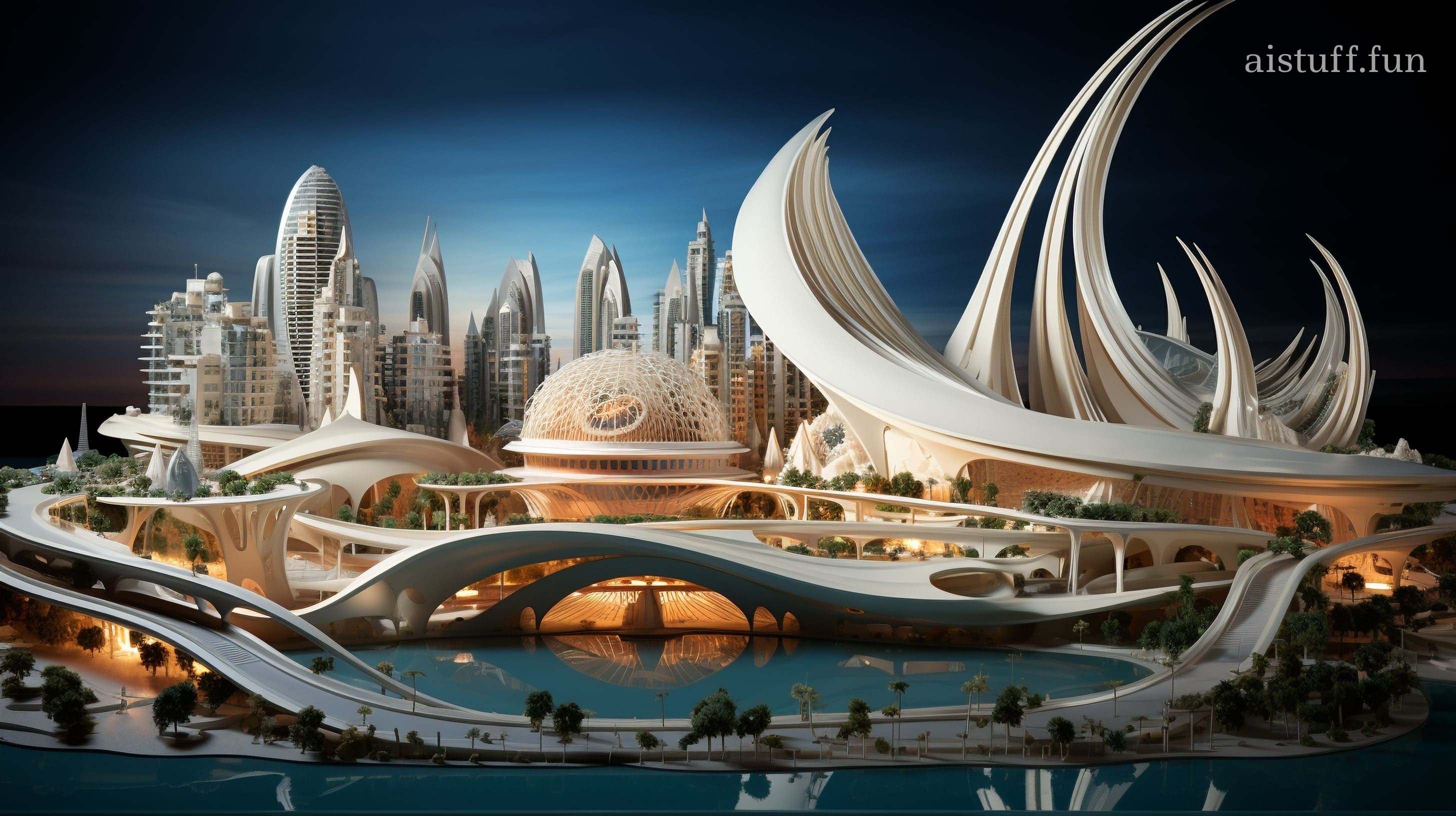 3D-модель проекта города будущего