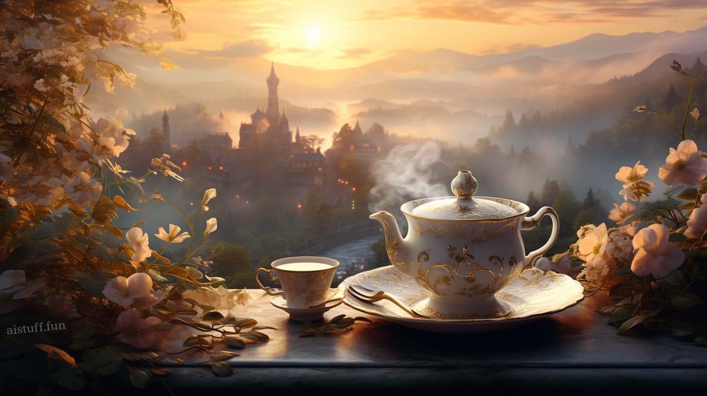 Открытка доброго утра для любителей чая
