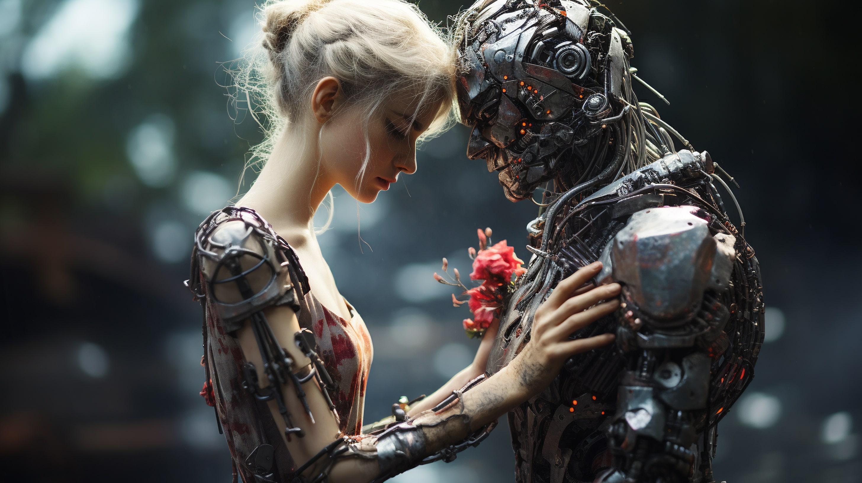 Любовь между женщиной и роботом
